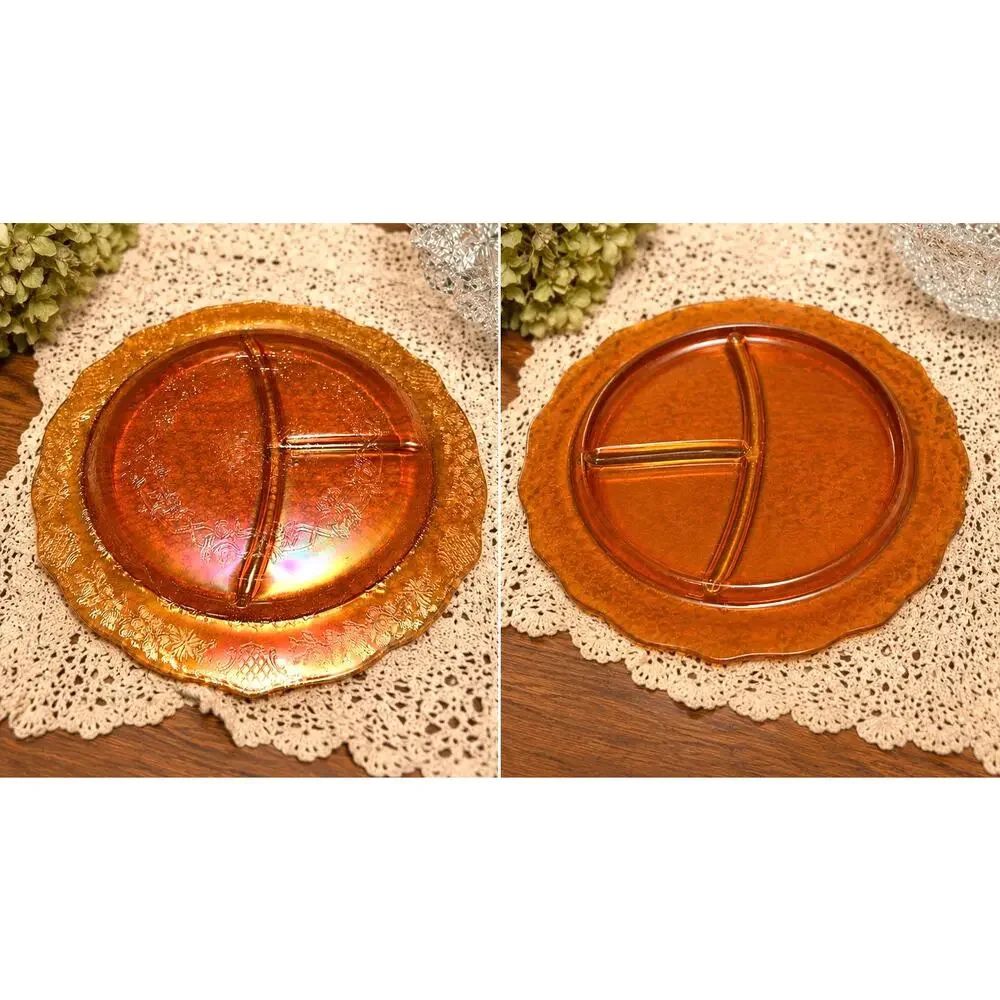Federal Carnival Glass in Marigold. 